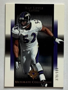 Ray Lewis 2005 Upper Deck Ultimate Collection #'d /550 Baltimore Ravens #7 - Foto 1 di 3