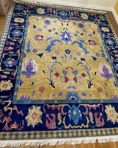 Vintage Modern Tibetan Tufenkian Oriental Rug - Picture 1 of 8