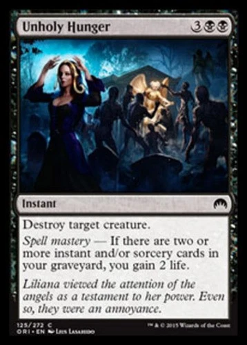 Unholy Hunger - Magic Origins #125/272 MTG Magic The Gathering - Image 1 of 1