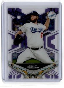 2019 Topps High Tek Purple Clayton Kershaw 15/99 Los Angeles Dodgers #81 - Bild 1 von 2