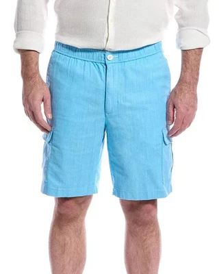 Tommy Bahama Linen the Dream Linen Blend Cargo Shorts Men S Alfresco 9" $110 NWT - Image 1 of 4