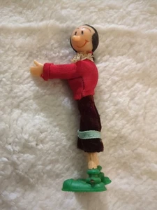 Vintage 1970's Popeye's Olive Oyl  4" Posable Figure KFS Rare - Picture 1 of 2
