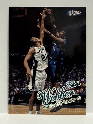 1997-98 Fleer Ultra Basketball- Chris Webber #212 Washington Wizards - Image 1 of 2