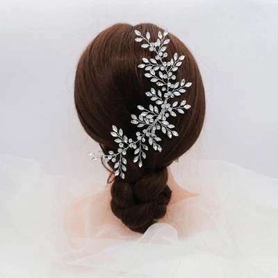  Pettine per in cristallo Copricapo moda per da sposa creativo Ornamento per - Immagine 1 di 4