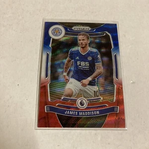 2021-22 James Maddison Panini Prizm Premier League Red White Blue Leicester City - Picture 1 of 4