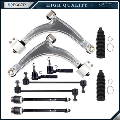 Front Sway Bar Tie Rod Control Arm And Ball Joint For 2004-2012 Chevrolet Malibu - Imagem 1 de 4