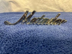 Silver 1973 AMC Matador Car Emblem 363-3534. OEM.    Q1 - Picture 1 of 5