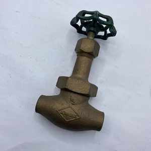 JENKINS BRONZE GLOBE VALVE FIG 1200C 1/2" 300 WOG SWEAT SOLDER NEW ⭐ - Picture 1 of 6