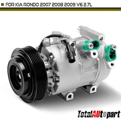 Компрессор переменного тока кондиционера с компрессором DV-16 для Kia Rondo 2007-2009 2,7 л 977011D300 - Изображение 1 из 4