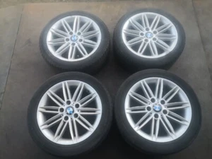 BMW 1 SERIES M SPORT SET 4X 17 INCH ALLOY WHEELS With Tyres - Picture 1 of 9