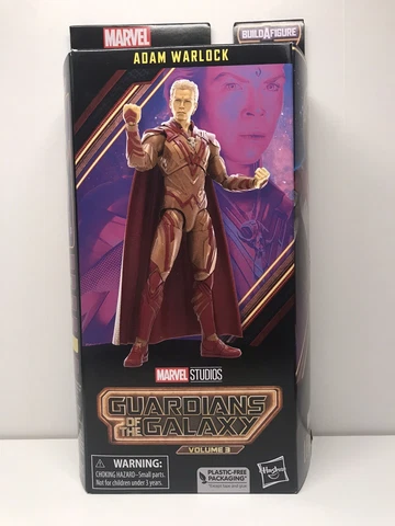 Marvel Legends Adam Warlock Guardians of the Galaxy Cosmo BAF 6" New Sealed Cover