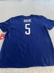 Kevin Durant #5 Team USA NBA Nike Athletic Cut TShirt 2XL - Picture 1 of 7