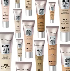 Maybelline - Dream Urban Cover Foundation 30ml - ** Various Shades ** - Picture 1 of 21