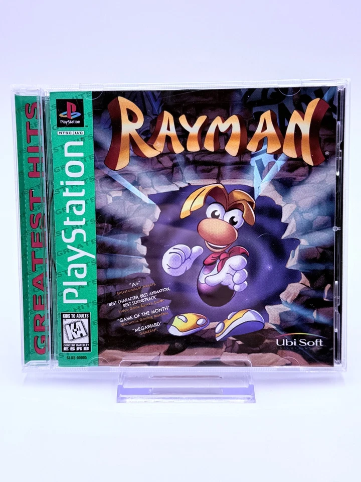 Rayman (Playstation 1, 1995) Complete CIB Tested & Working - Image 1 of 4