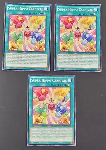 Yugioh TCG - 3x Super Hippo Carnival - TDIL-EN053 - 1st Edition - Common - 2016 - Picture 1 of 6