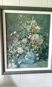 Beautiful Framed Oil On Canvas Floral Arrangement Still Life 24"X20" - Picture 1 of 9