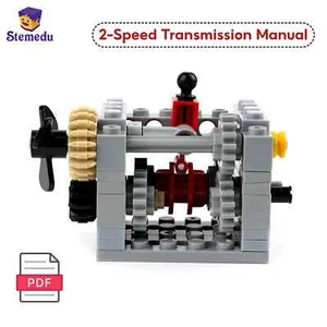 2-Speed Transmission Manual Gear Case Gearbox PF Power Functions 8883 For Legoe - Picture 1 of 14