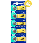 Murata LR43 (186) 1.5V Alkaline Button Cell Battery (20 Pack)-Replaces Sony LR43
