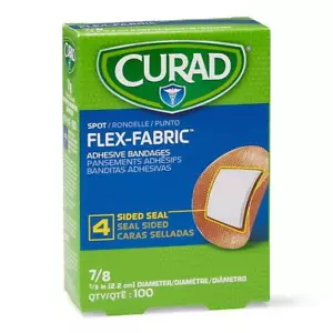 CURAD NON25502 Fabric Adhesive Bandage 7/8 IN (Box of 100) - Picture 1 of 1