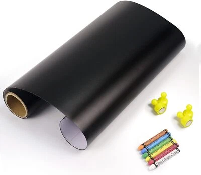 Tafelfolie Magnetisch Selbstklebend Magnetfolie 6x Kreide 4x Magneten 60 x 40cm - Bild 1 von 4