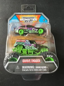 Spin Master Monster Grave Digger & Race Car Walmart Esclusiva - Foto 1 di 4