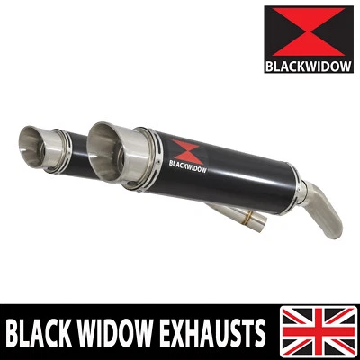 ST 1300 ST1300 Pan European (SC51) Kit Silenciador de Escape Doble 360mm Redondo BG36R - Imagen 1 de 4