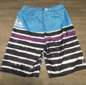 QUIKSILVER Boys  swim Water/Land LOGO Hybrid BOARD SHORTS sz 29’’/18 - Picture 1 of 11