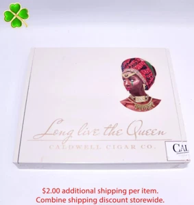 Long Live the Queen Toro BXP caja de cigarros de madera vacía 8" x 7" x 1" - Imagen 1 de 10