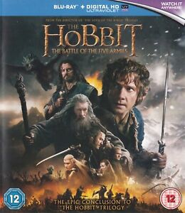 The Hobbit Battle Of Five 5 Armies Double Disc - NEW All Regions Blu-Ray