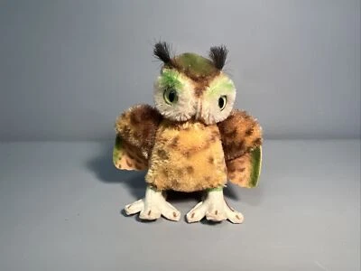 Steiff | Eule Uhu Wittie 4310,00 stehend 10 cm | Mohair Vintage 60er Jahre #C6 - Bild 1 von 4