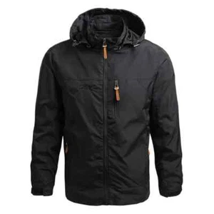 Tactical Soft Shell Windbreaker Jacket Coat Mens Winter Warm Hooded Autumn - Picture 1 of 13