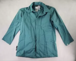 Steelguard Essentials FR Fire Resistant Indura Cat 2 Teal Work Coat Men's Size M - Picture 1 of 12