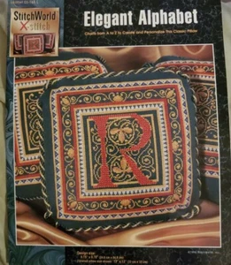 Elegant Alphabet XS Pattern - Stitch World - Elizabeth Spurlock - Christmas  - Picture 1 of 4