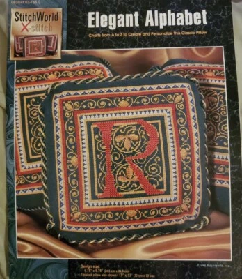 Elegant Alphabet XS Pattern - Stitch World - Elizabeth Spurlock - Christmas  - Image 1 of 4