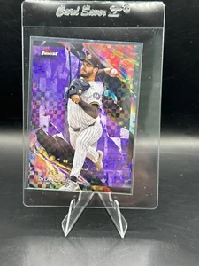 2024 Topps Finest Dylan Cease #128 Purple Checkerboard Uncommon /99 - Picture 1 of 2