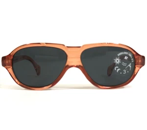 Vuarnet Kids Sunglasses B100 Clear Orange Square Frames with Blue Lenses - Picture 1 of 10