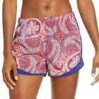 NWT Nike Tempo Red/Blue Paisley Running Athletic Shorts Dri-Fit Women's Size XS