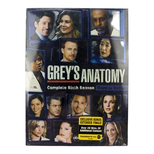 Grey's Anatomy Complete Sixth Season Series 6 DVD Brand New - Picture 1 of 3