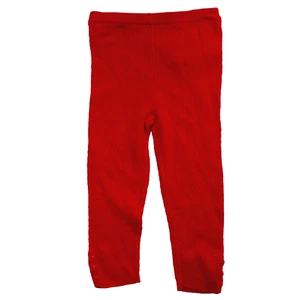 Koala Kids Ribbed Button Details Leggings Red Size 6M Size 6 Months - Picture 1 of 3