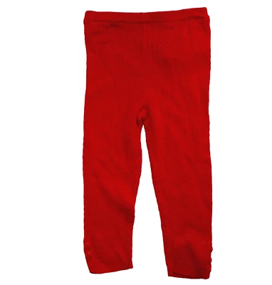 Koala Kids Ribbed Button Details Leggings Red Size 6M Size 6 Months - Image 1 of 3