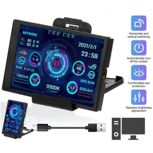 3.5 Inch IPS Display Screen Secondary Screen Mini Monitor 360° Rotation S9G2 CA - Picture 1 of 9