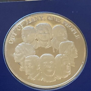 1978 Jamaica Huge Sterling Silver (.925) Proof $10 People Unity 42.8 gram 45mm - Picture 1 of 8