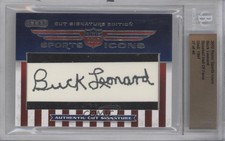 2010 Razor Sports Icons Cut Signature Edition Buck Leonard Auto HOF