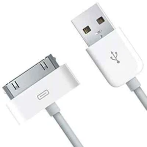 Genuine Charging Cable Charger Lead for Apple iPhone 4,4S,3GS,iPod,iPad2&1 OEM - Picture 1 of 7
