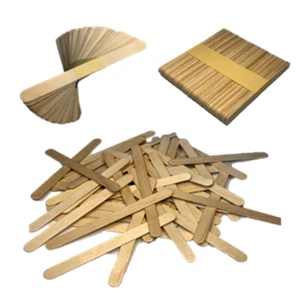 GRANDI BASTONCINI LECCA-LECCA IN LEGNO NATURALE JUMBO GHIACCIO BAMBINI ARTE ARTIGIANATO 150MMx18MM - Foto 1 di 14