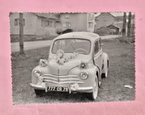 PHOTO - RENAULT 4 CV MIES DECORATION - WEDDING! - Picture 1 of 1