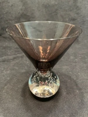 Circle ware seltzer bottom martini - smoky top - Image 1 of 4
