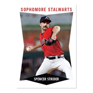 2023 Topps TBT 6 “1960 Sophomores” #16 ⚾️ Spencer Strider ⚾️ Atlanta Braves - Picture 1 of 2