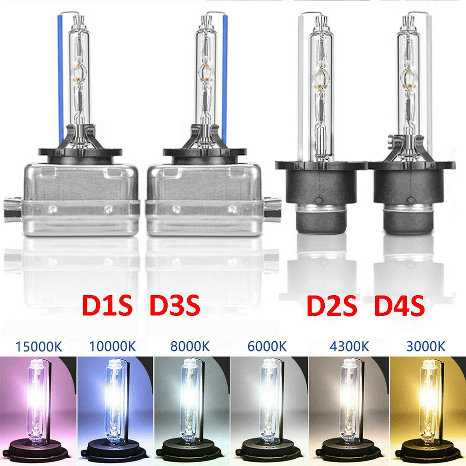 35W D1S D2S HID Xenon Headlight Light Bulbs OEM Replacement 6000k 8000K 2X - Image 1 of 4