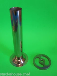 3/4" dia x #12 Sausage Stuffing Tube Funnel & Stuffer Kidney plate disc - Picture 1 of 4